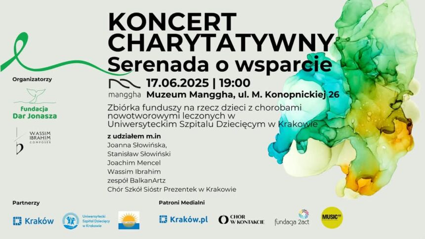 KONCERT CHARYTATYWNY: SERENADA O WSPARCIE 17.06.2025 GODZ. 19:00