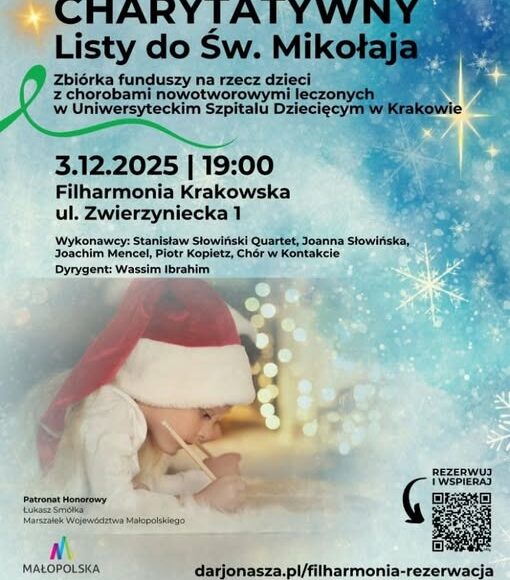 🎄 Zapraszamy na niezwykły Koncert Charytatywny – „Listy do Św. Mikołaja” 🎶